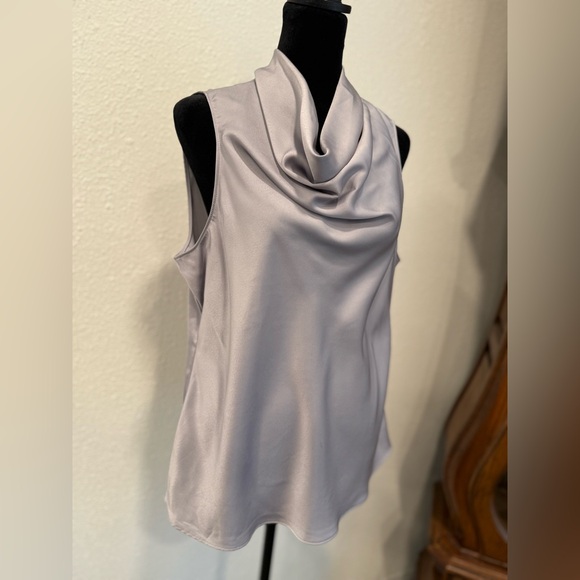 RACHEL Rachel Roy Soft Gray Cowl Neck Blouse - Picture 2 of 11